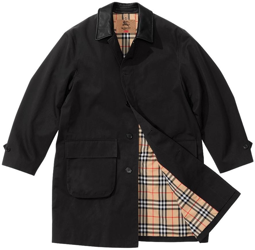 Supreme®/Burberry® Leather Collar Trench view 16